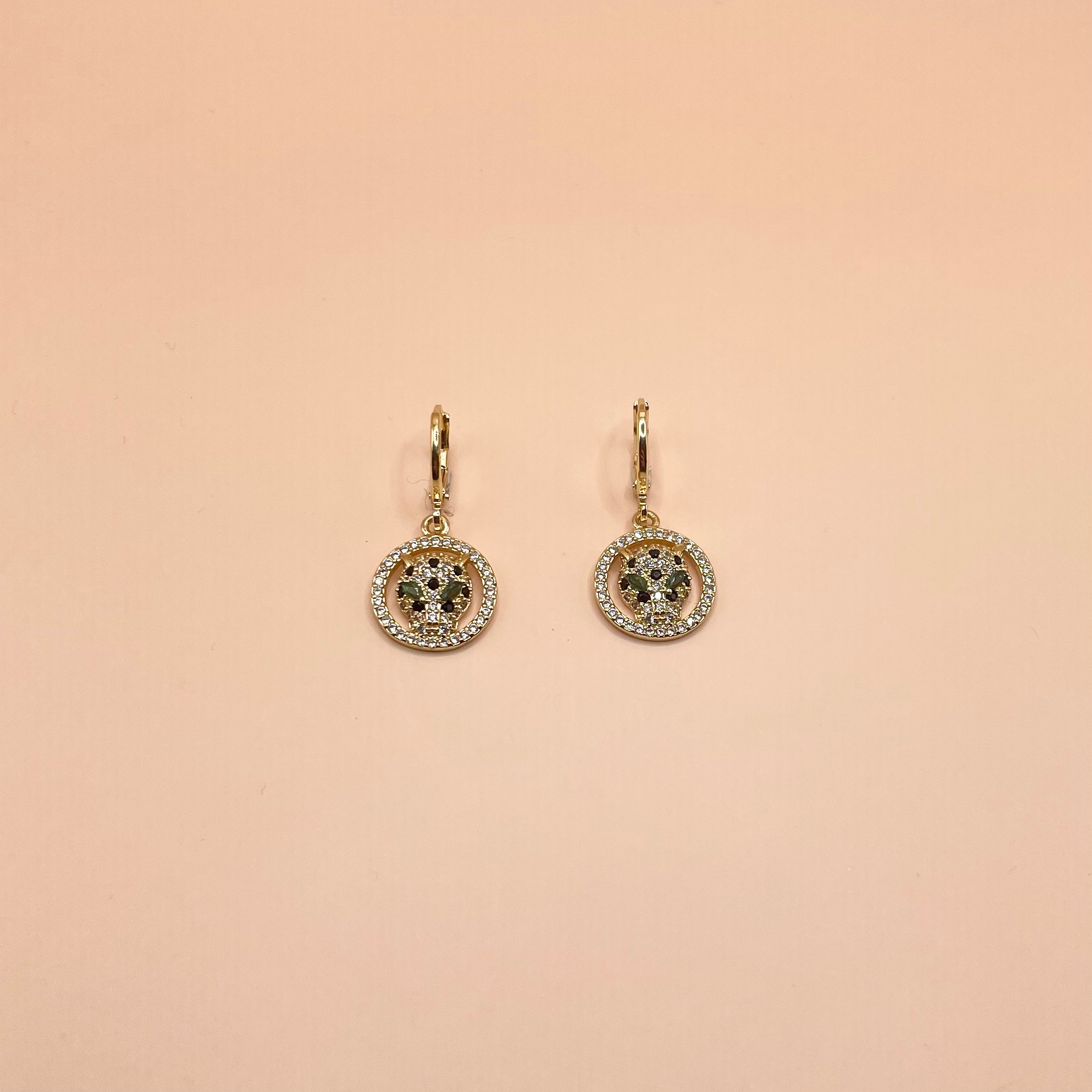 Jaguar Medallion Earrings