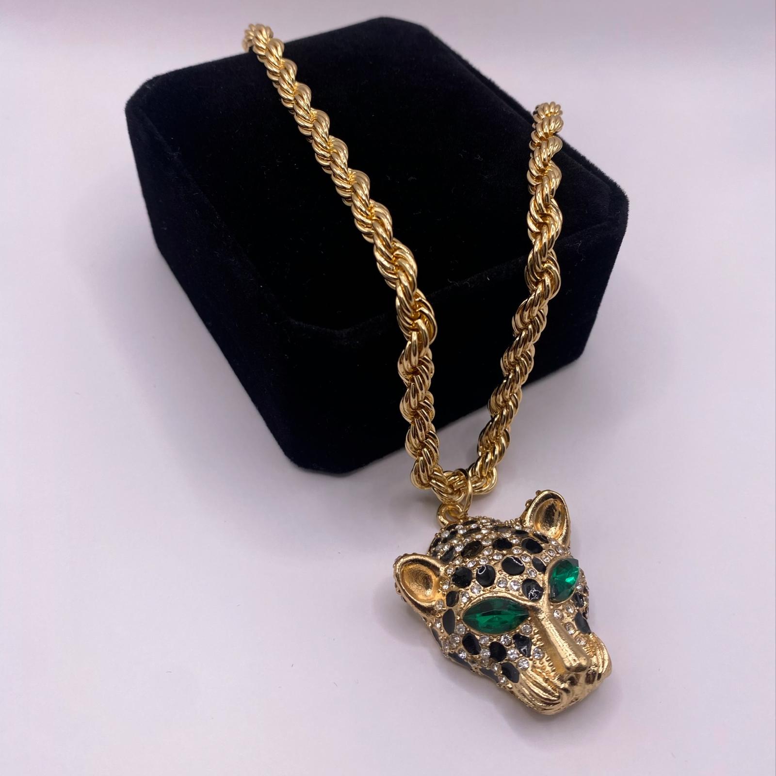 Jaguar Pendant & Chain