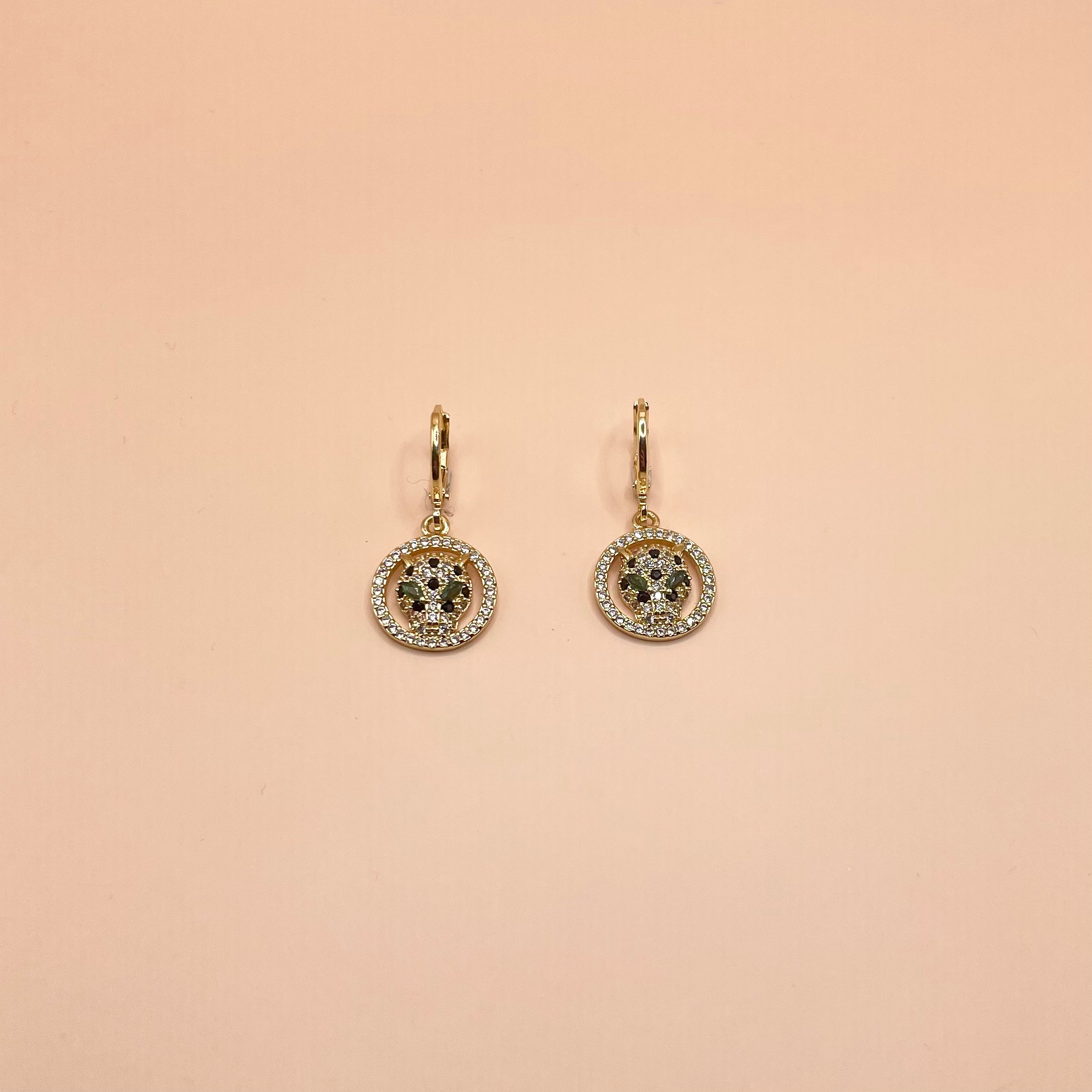 Jaguar Medallion Earrings